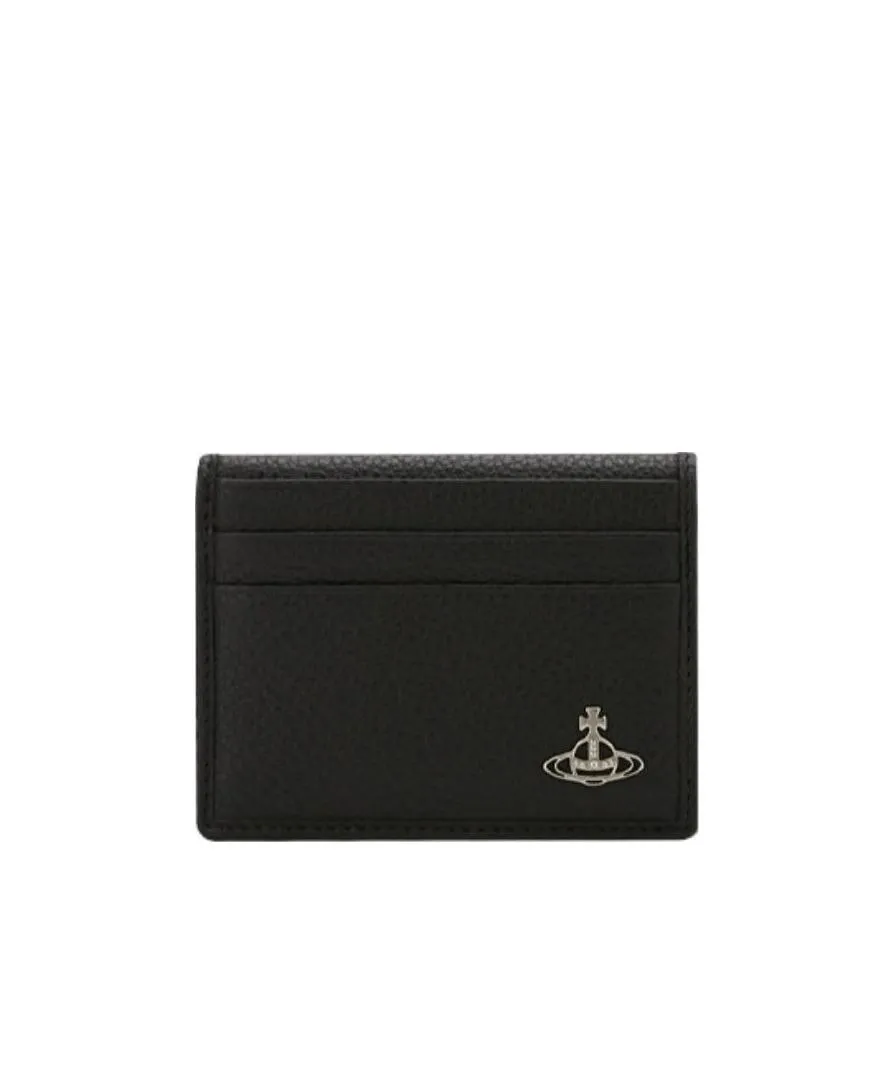 Orb Plaque Grained Cardholder