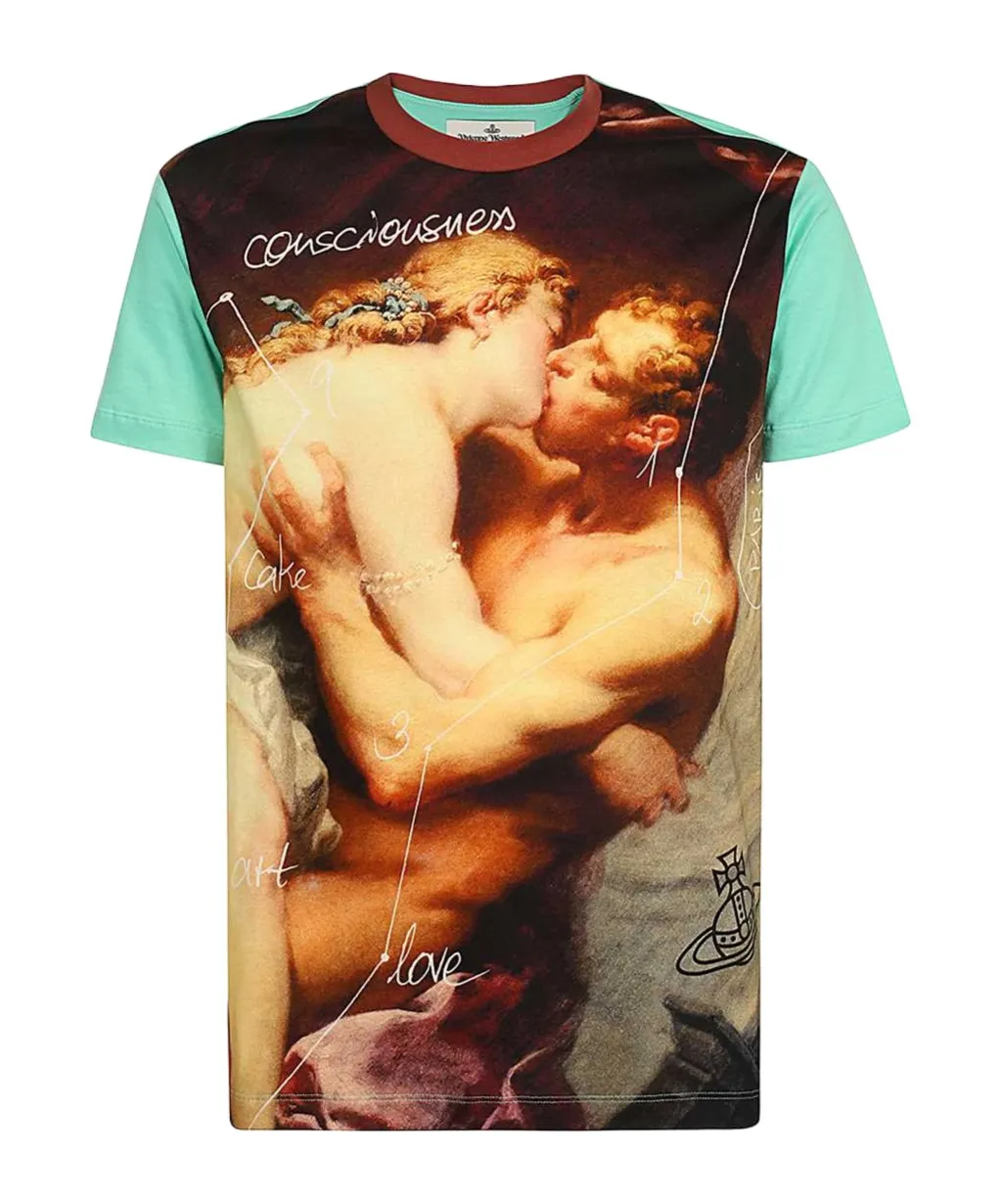 Graphic Print Crewneck T-Shirt