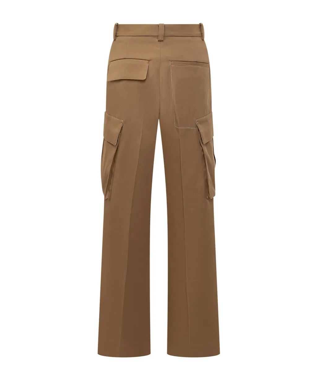 Belt-Loop Casual Pants