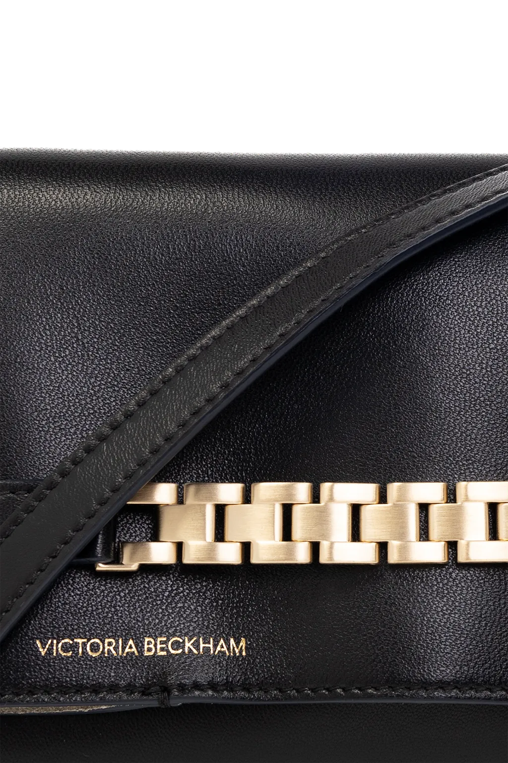 Logo-Printed Foldover Top Crossbody Bag