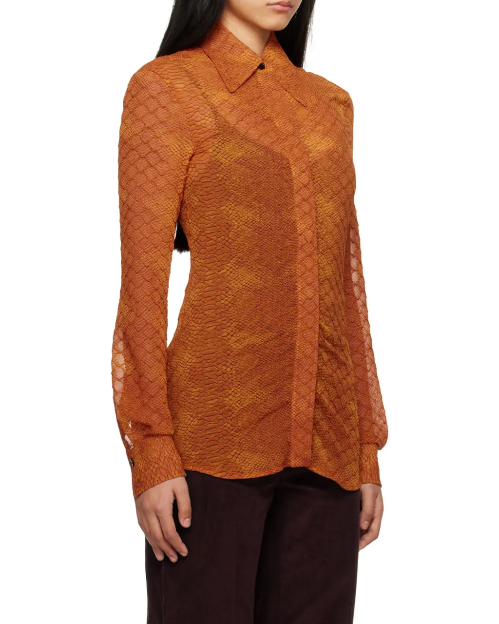 Fitted Long-Sleeved Shirt