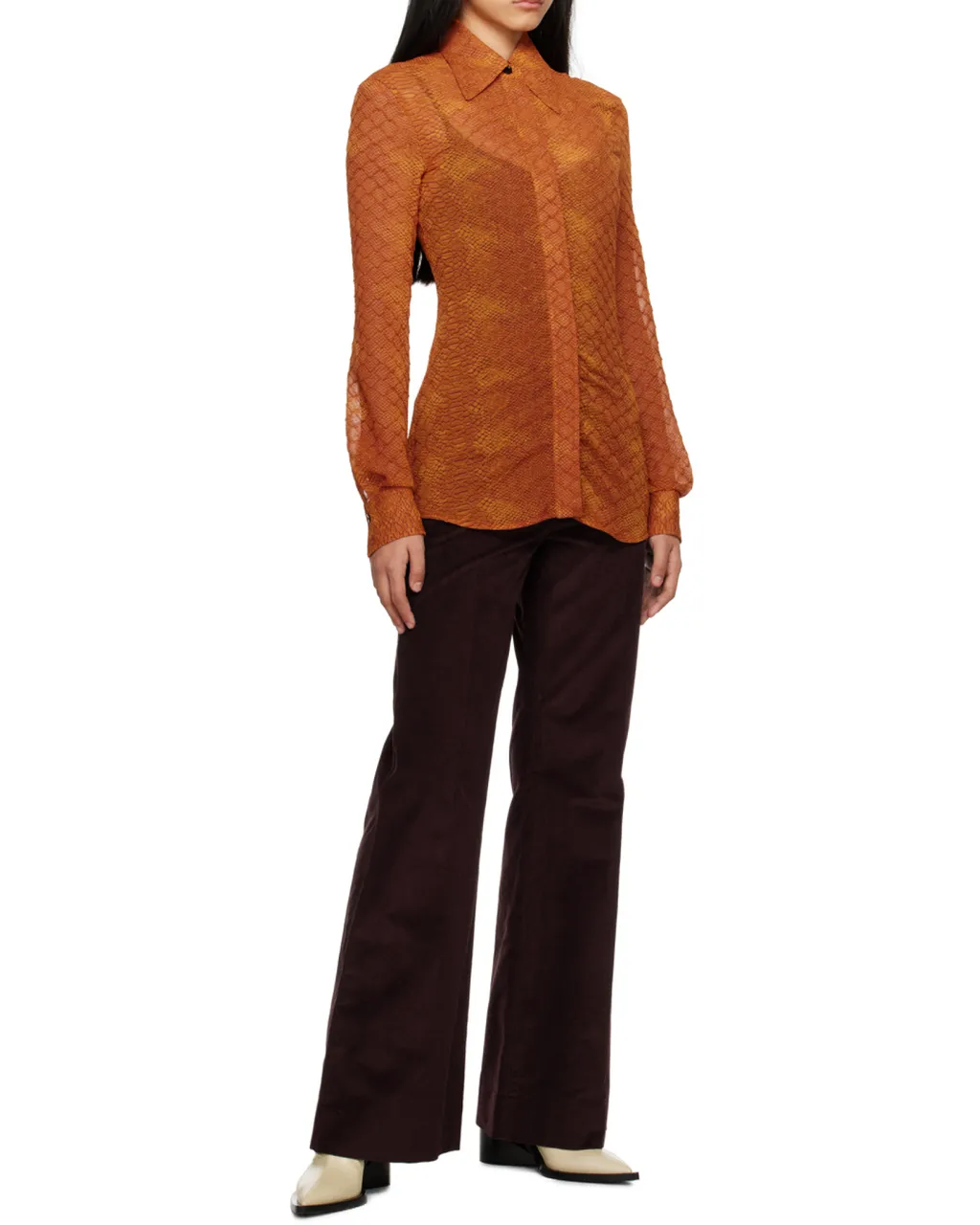 Fitted Long-Sleeved Shirt