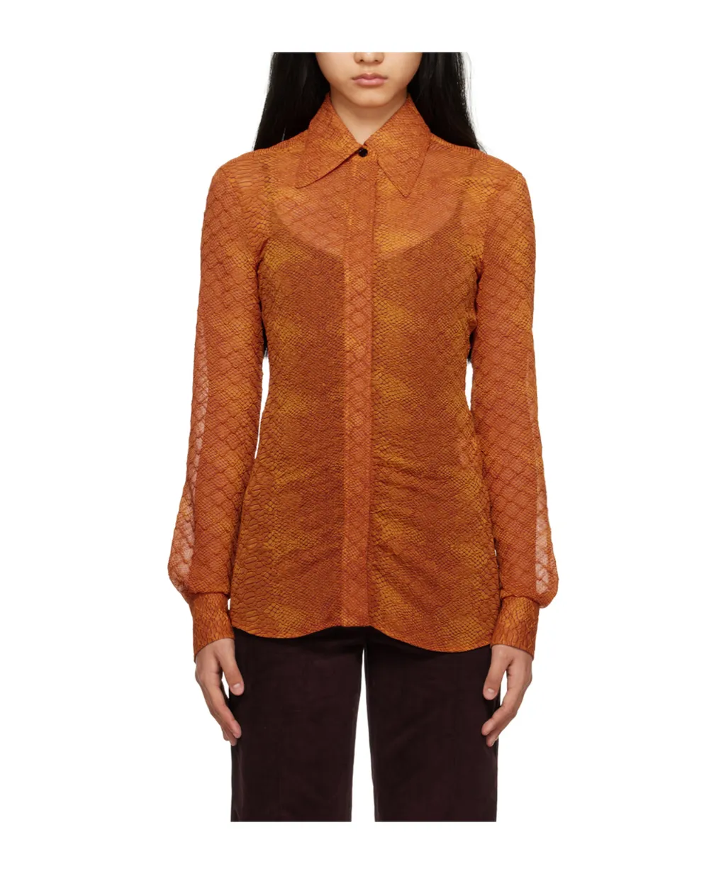 Fitted Long-Sleeved Shirt