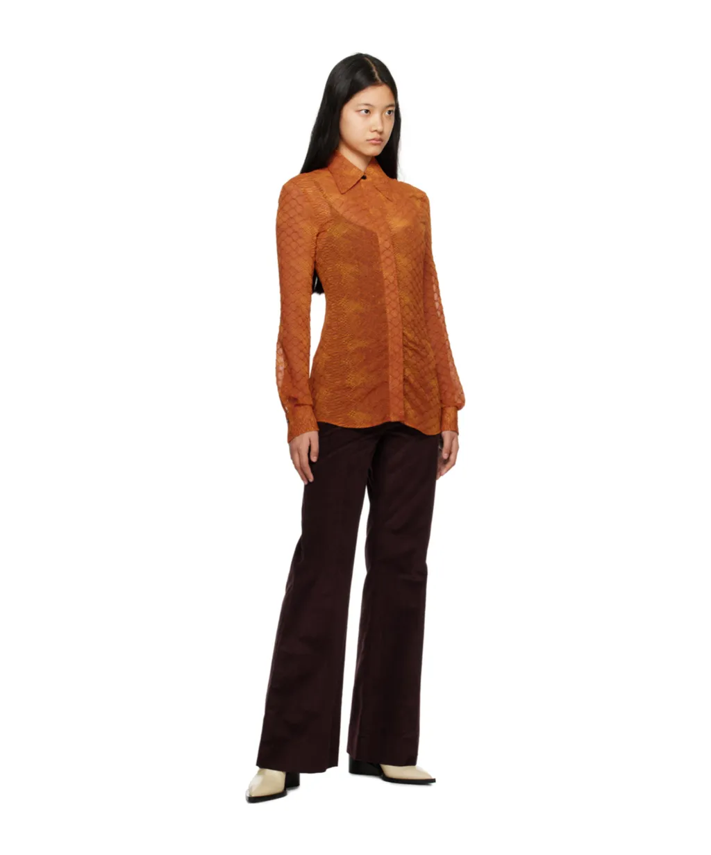 Fitted Long-Sleeved Shirt
