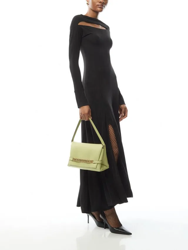Long-Sleeved Hollow Dress