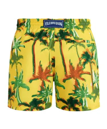 Elastic Waist Swim Trunks
