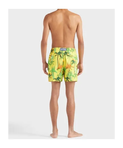 Elastic Waist Swim Trunks