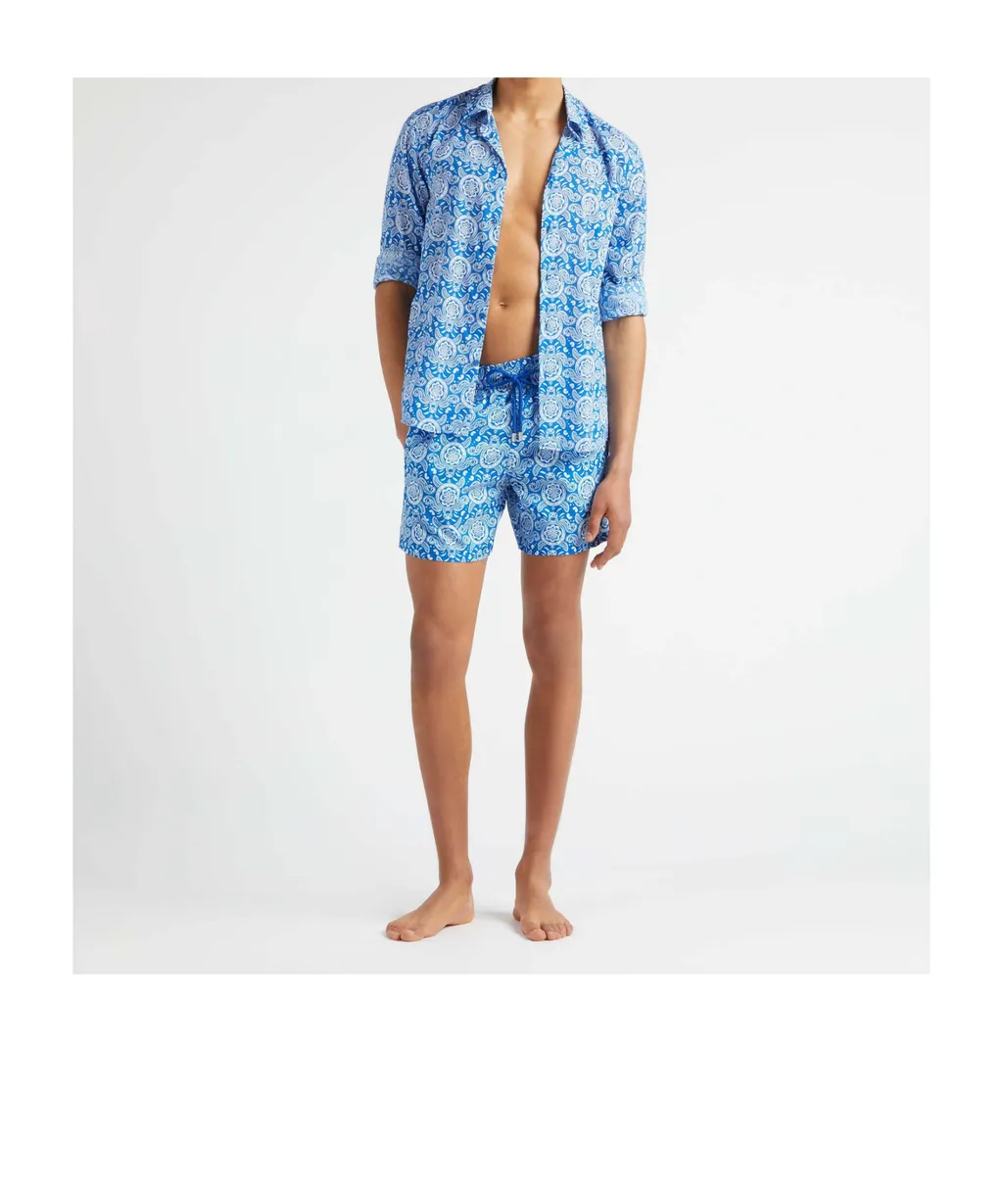 Tribal Turtles Super Packable Swim Shorts