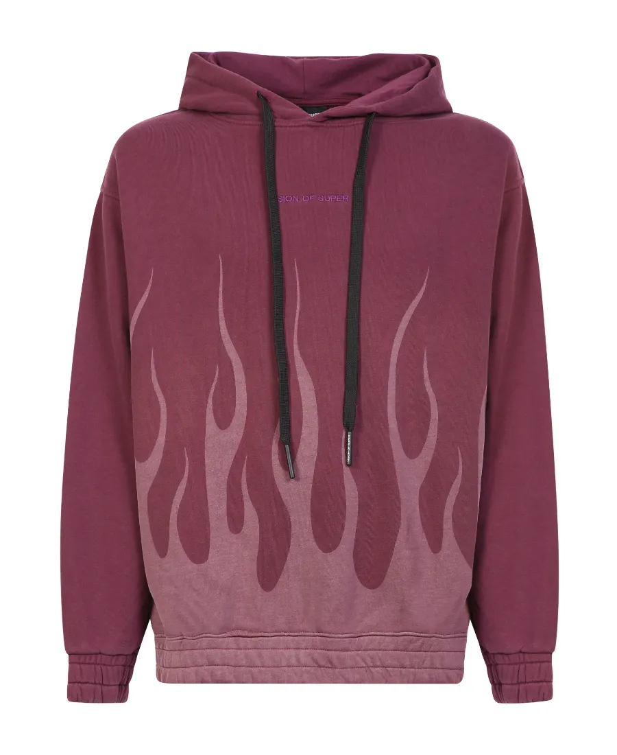 Flame Printed Hoodie