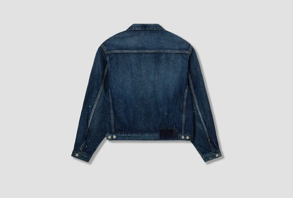 Long-Sleeved Denim Jacket
