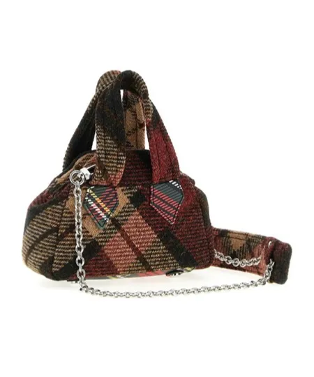 Logo Embroidered Mini Handbag
