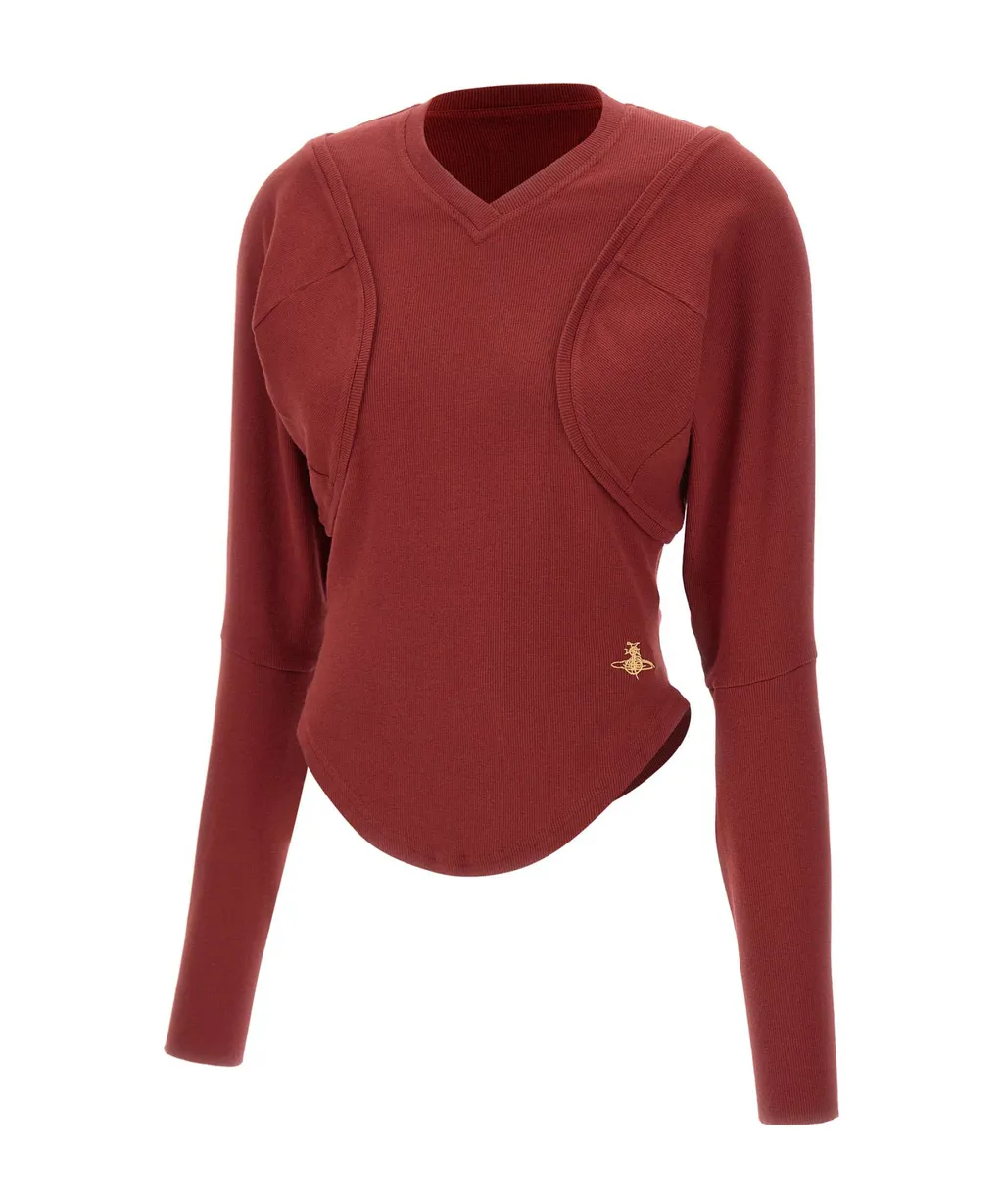 Orb Embroidered Fitted Top