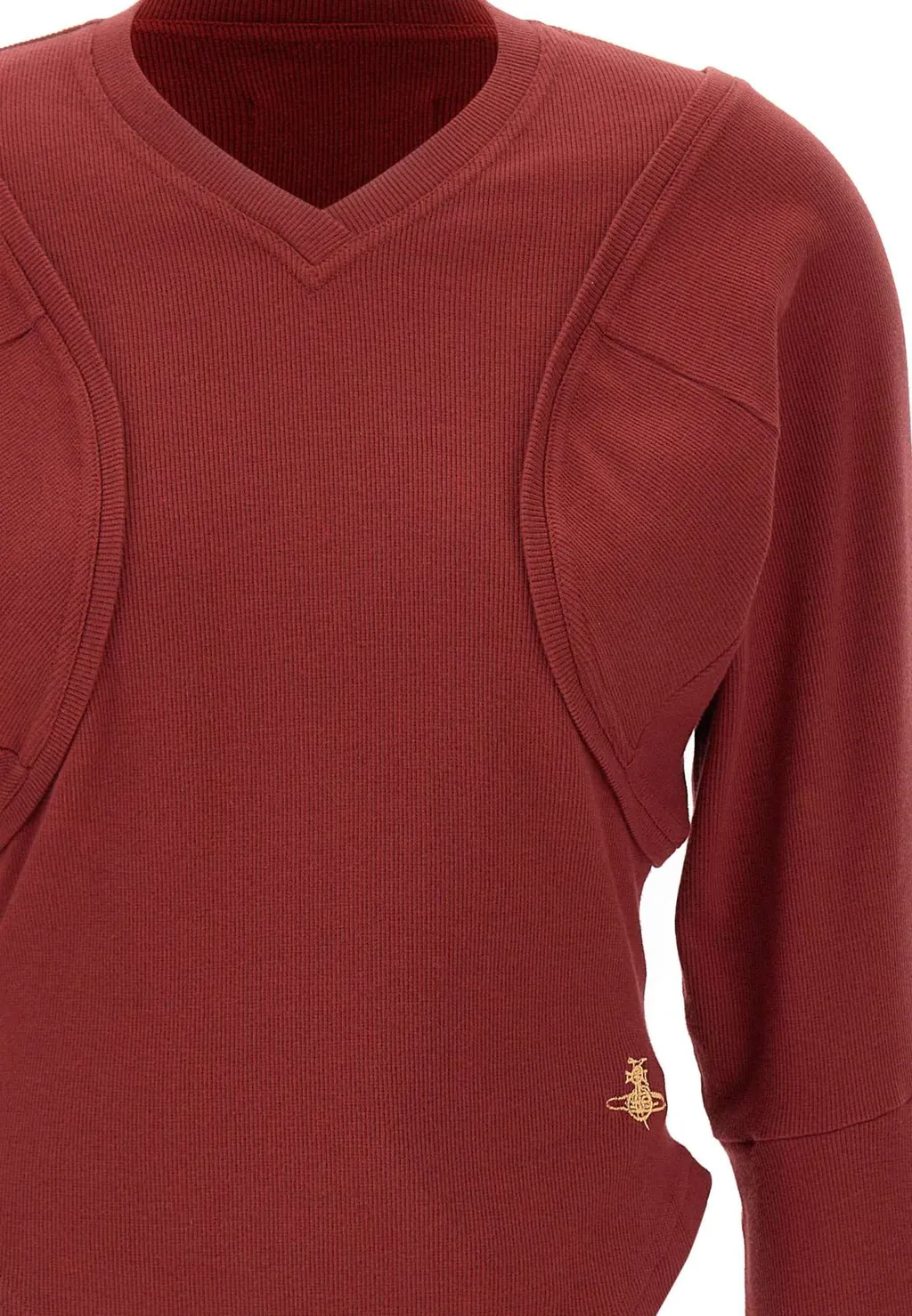 Orb Embroidered Fitted Top