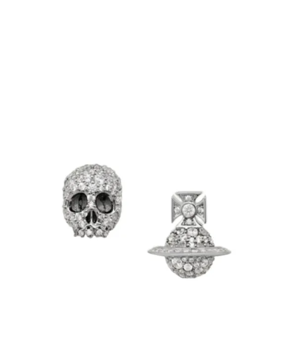 Orb Skull Earrings