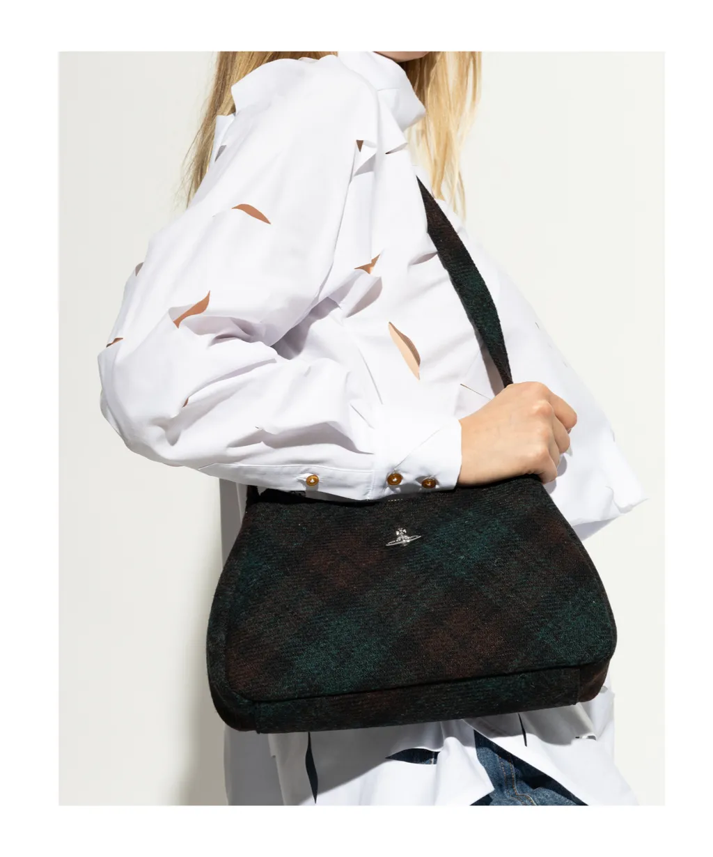 Logo Plaque Shoulder Bag