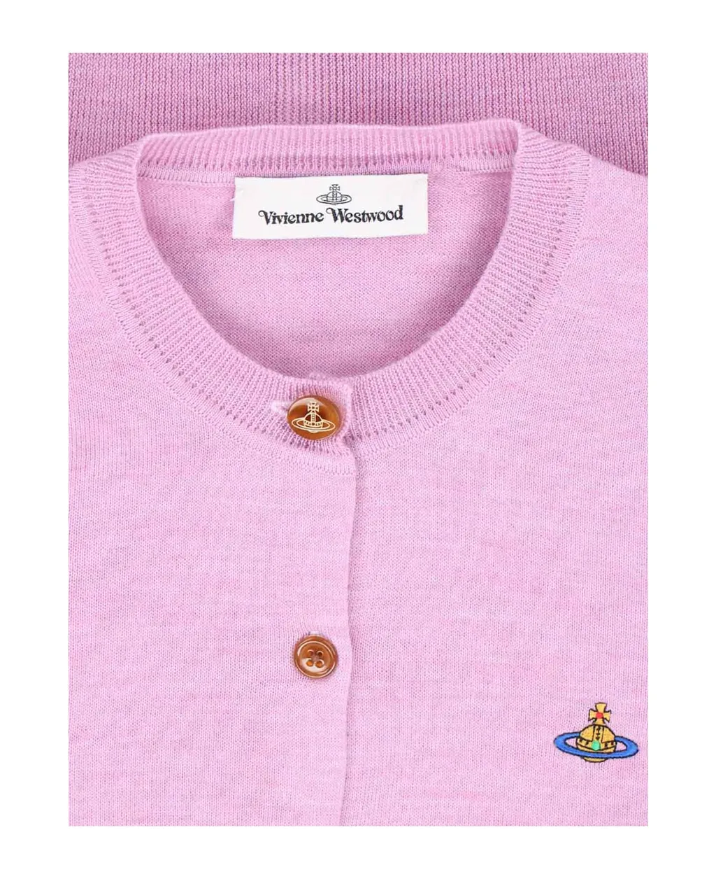 Orb Embroidered Buttoned Cardigan