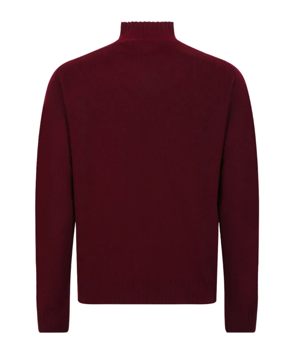 Orb Embroidered Fisherman Jumper