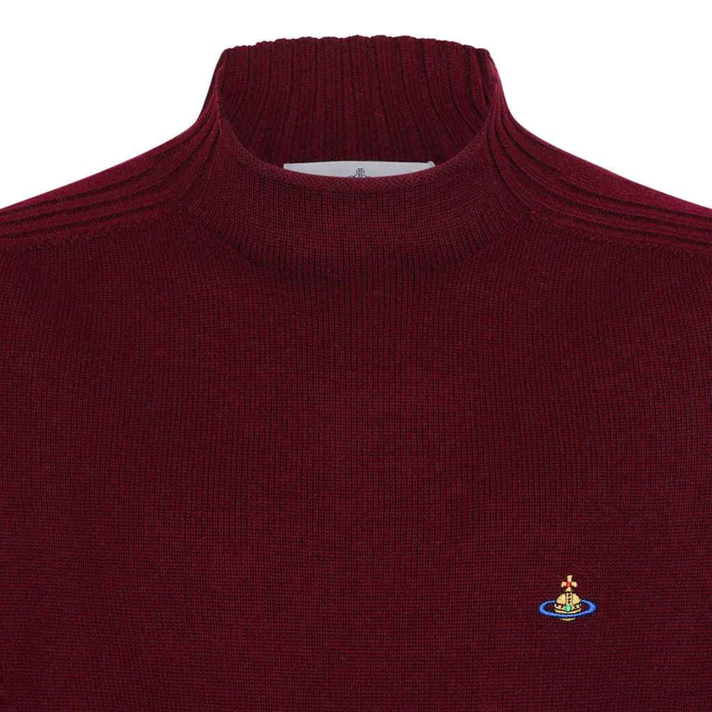 Orb Embroidered Fisherman Jumper