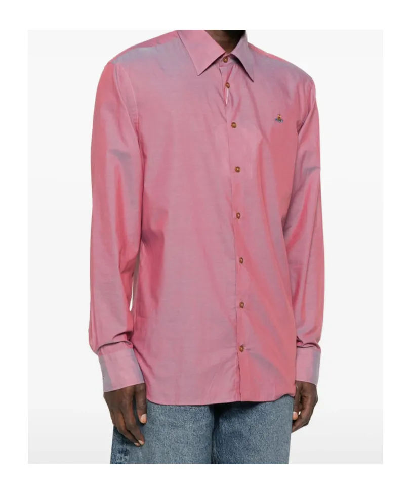 Orb-Embellished Long-Sleeved Shirt