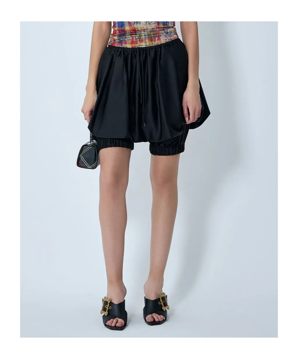 Drawstring Bloomer Shorts