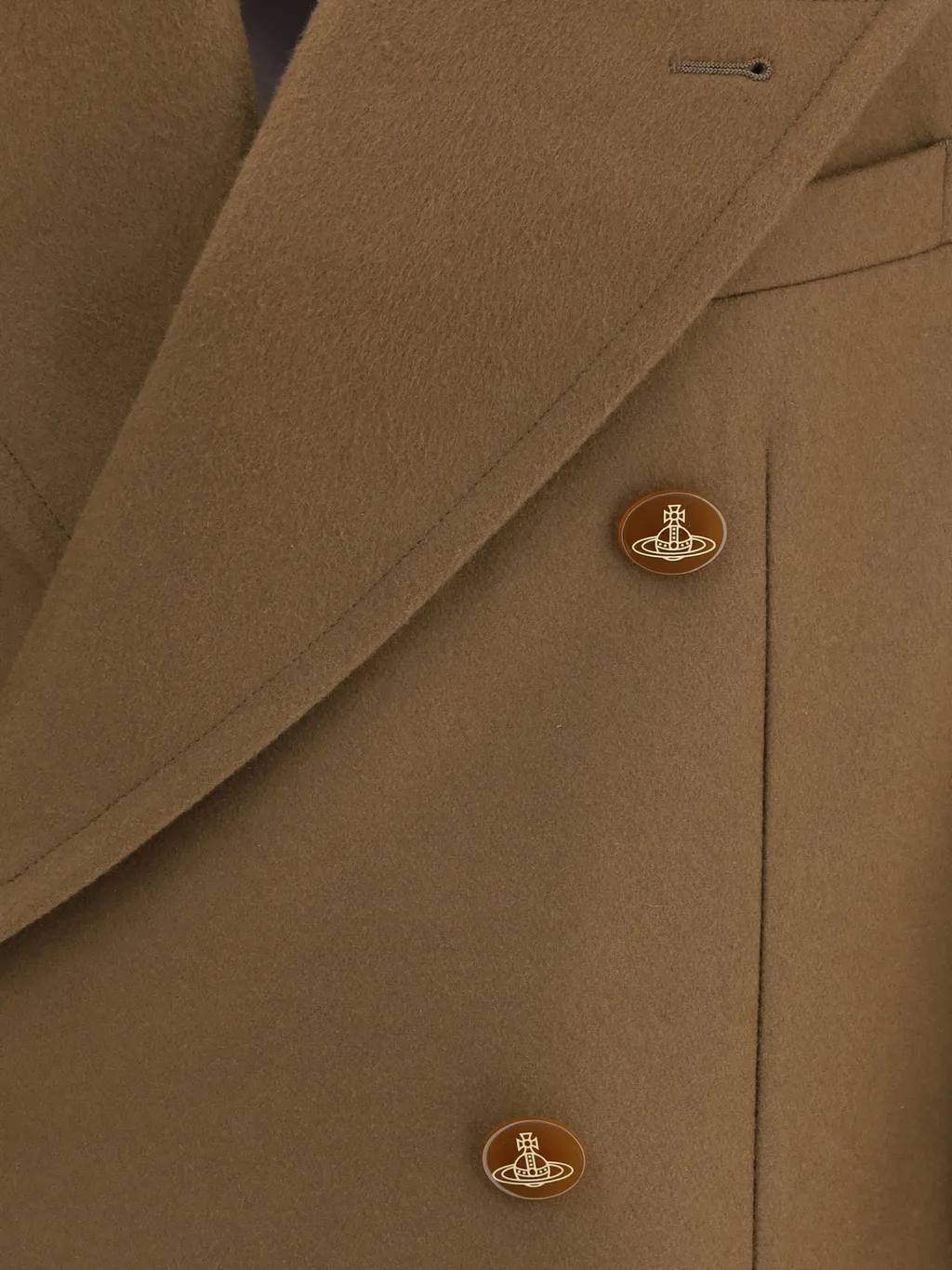 Double-Breasted Wool Coat