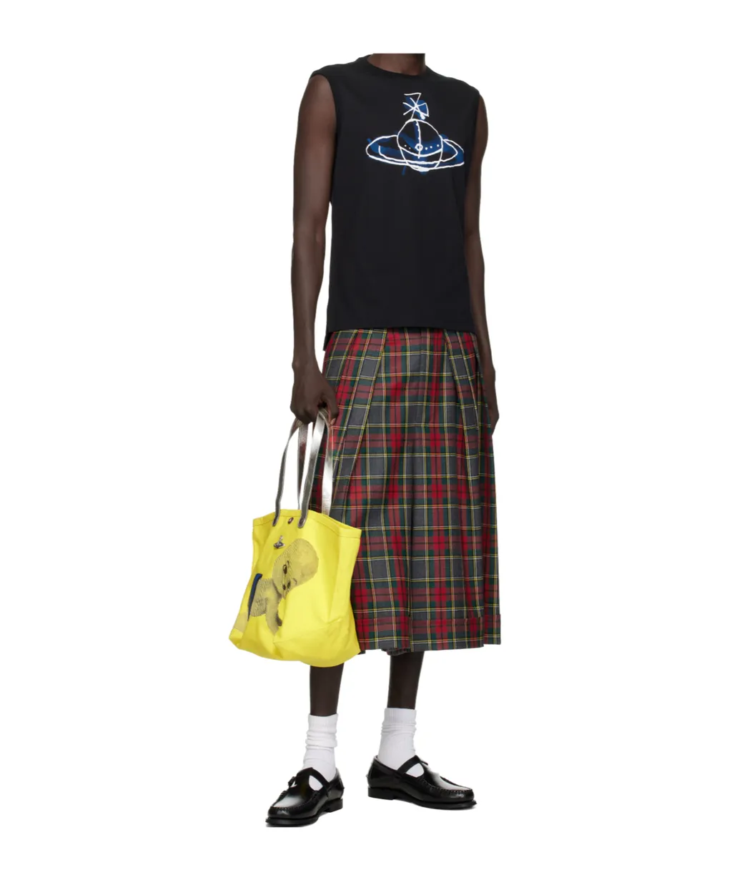 Drawn Orb Muscle Tank Top