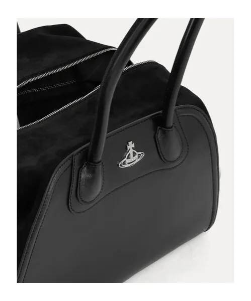 Shirley Curved Top-Handle Tote Bag Medium