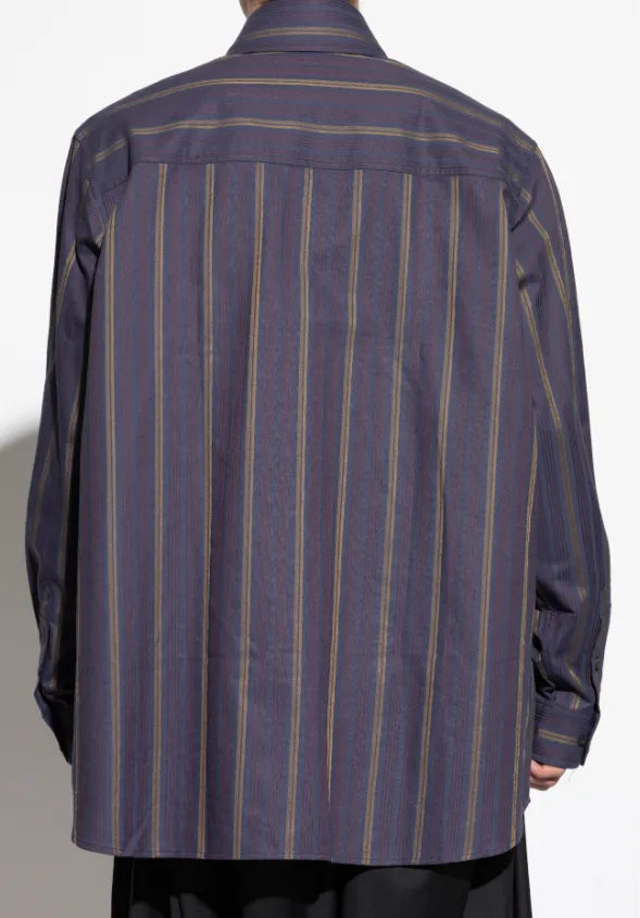 Logo-Patch Long-Sleeved Shirt