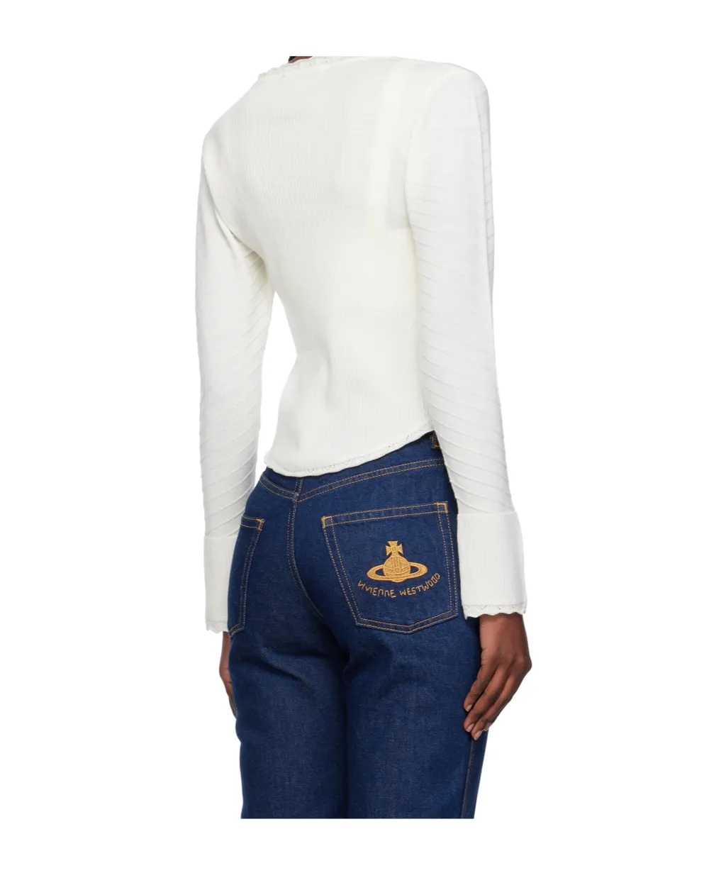 Cut-Out Knitted Top