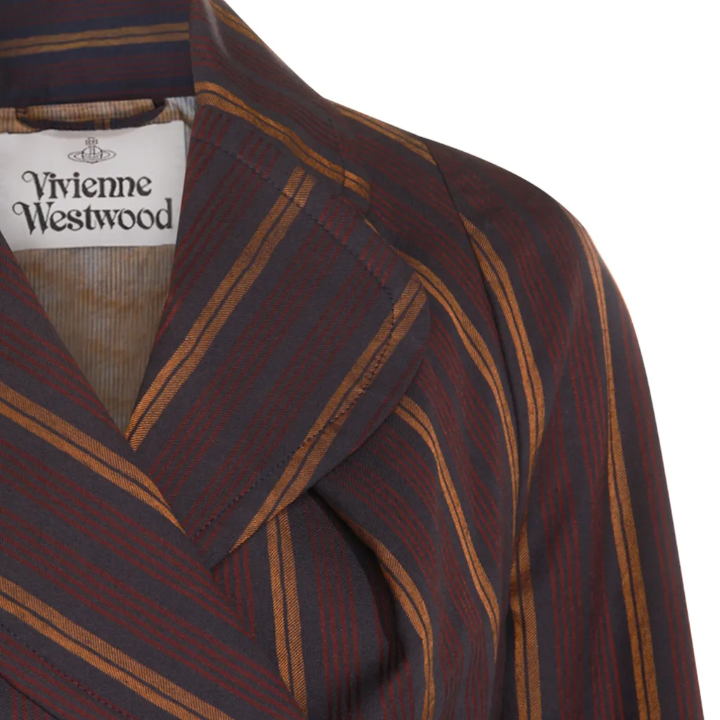 Striped Button-Up Jacket