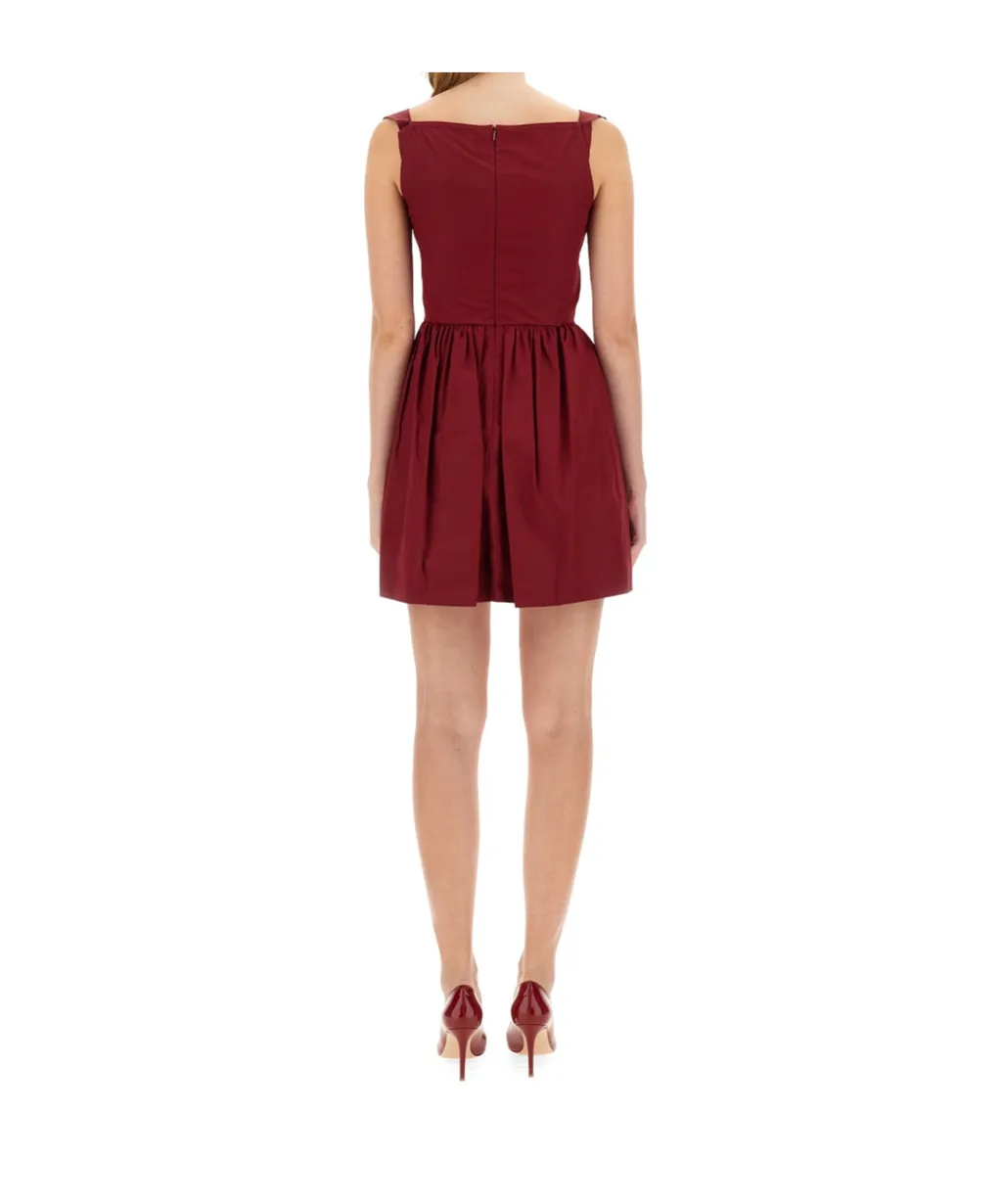 Orb Embroidered Mini Dress