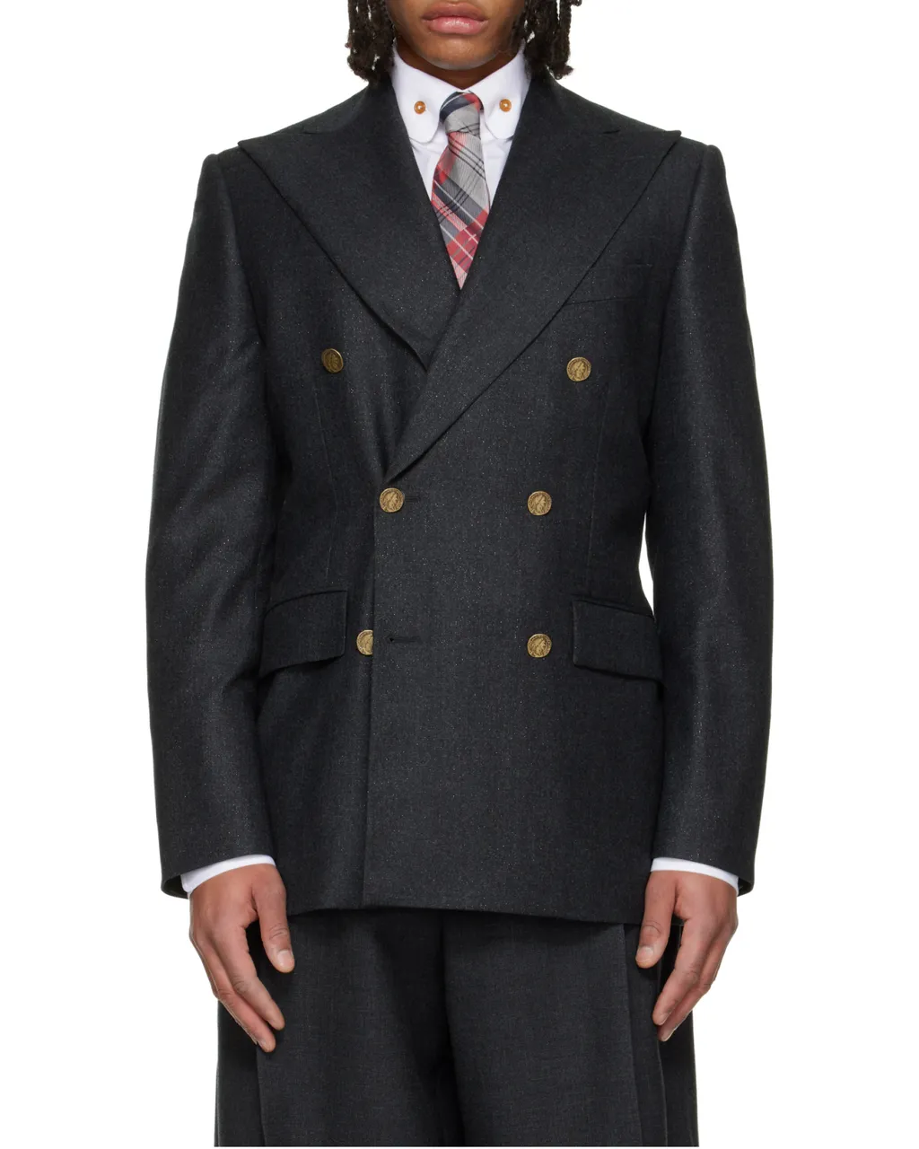 Double-Breasted Tailored Blazer