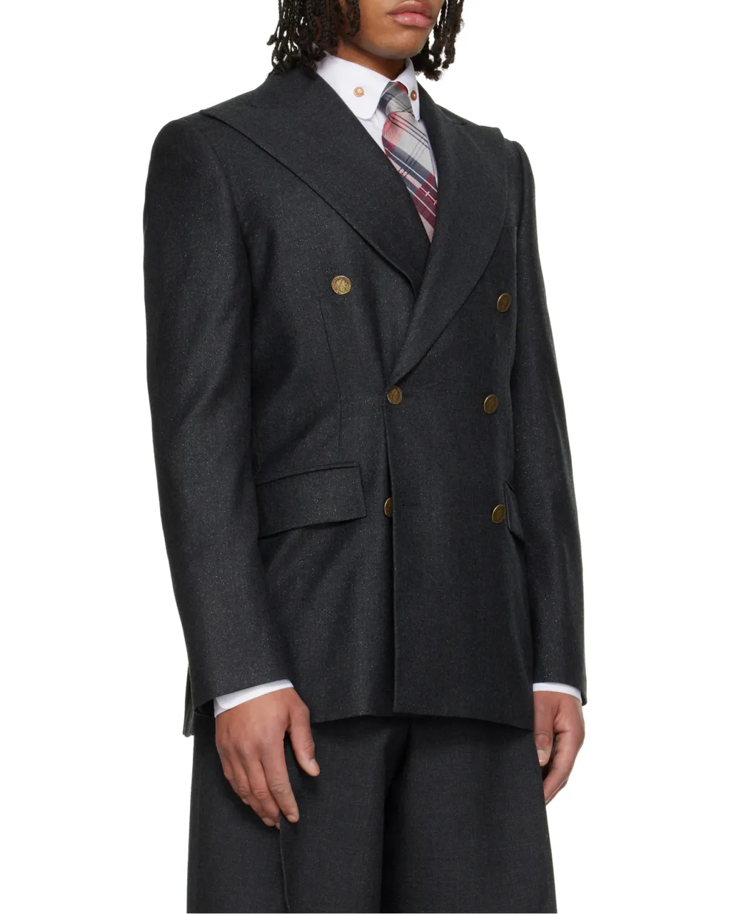Double-Breasted Tailored Blazer