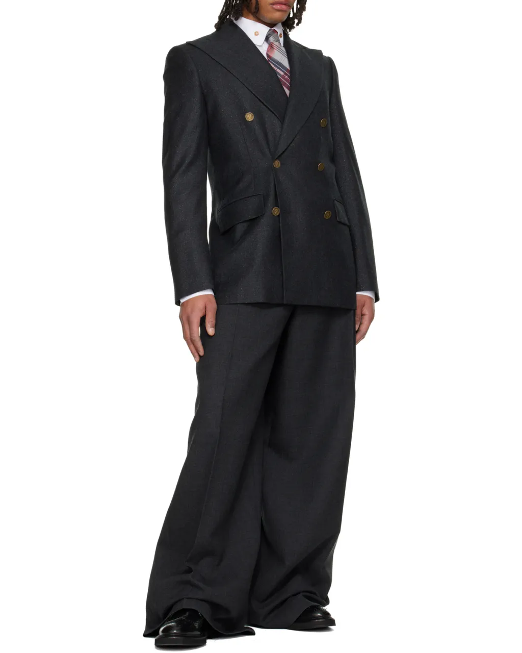 Double-Breasted Tailored Blazer