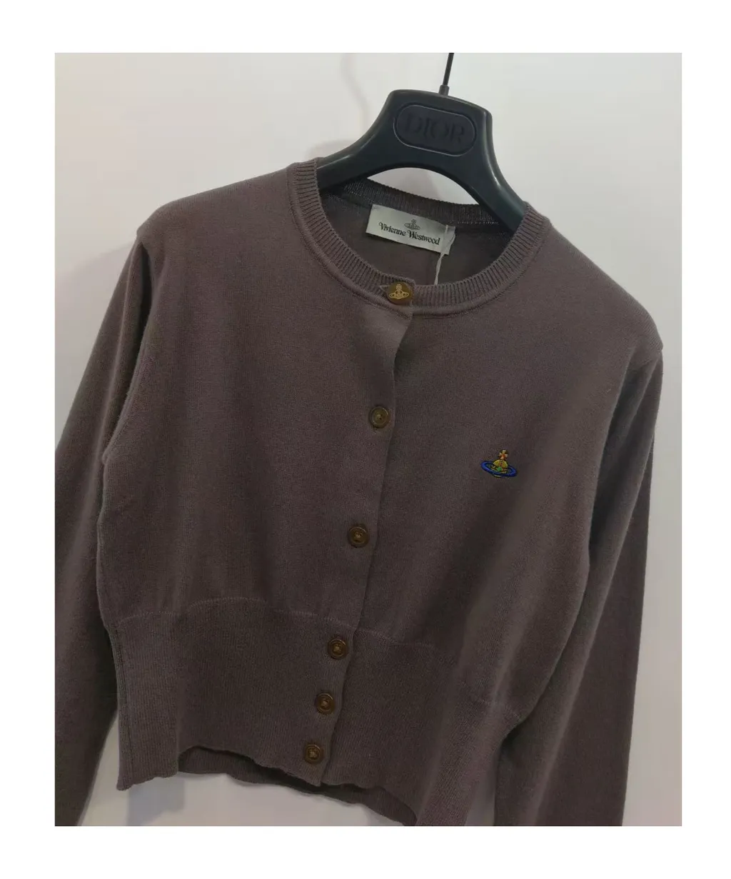 Orb Embroidered Knitted Cardigan