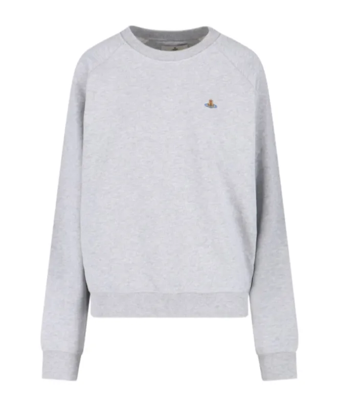 Logo Embroidered Crewneck Sweatshirt