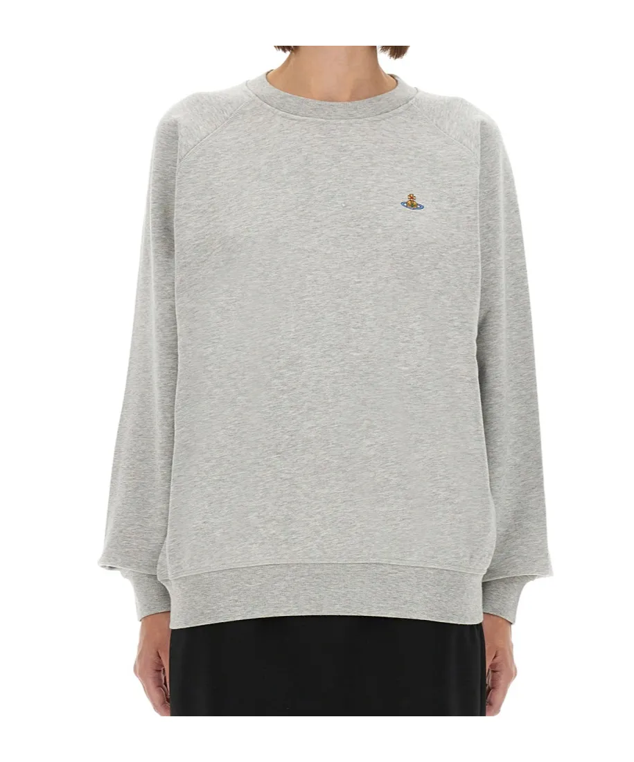 Logo Embroidered Crewneck Sweatshirt