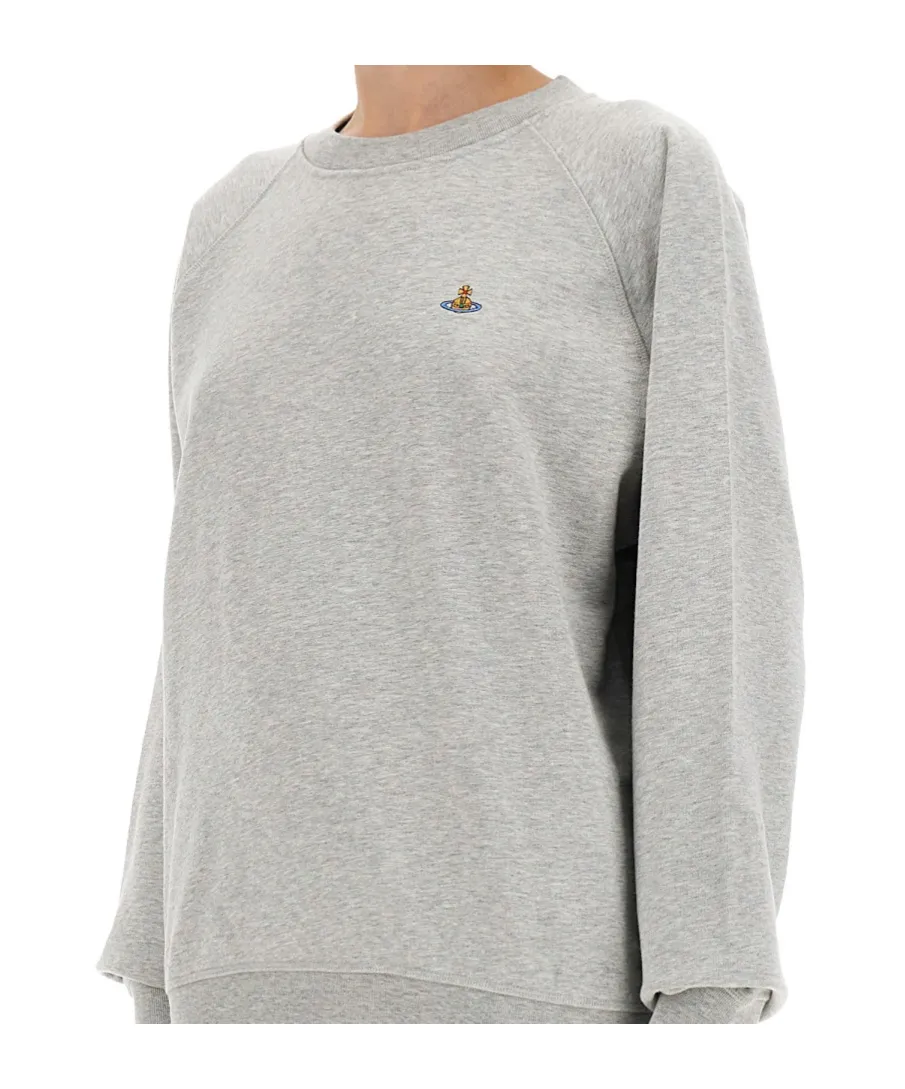 Logo Embroidered Crewneck Sweatshirt