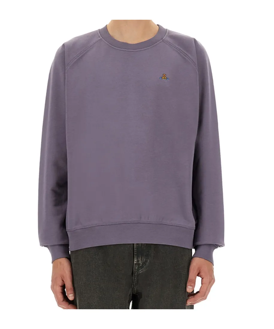 Logo Embroidered Crewneck Sweatshirt