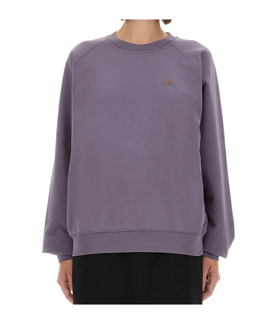 Logo Embroidered Crewneck Sweatshirt