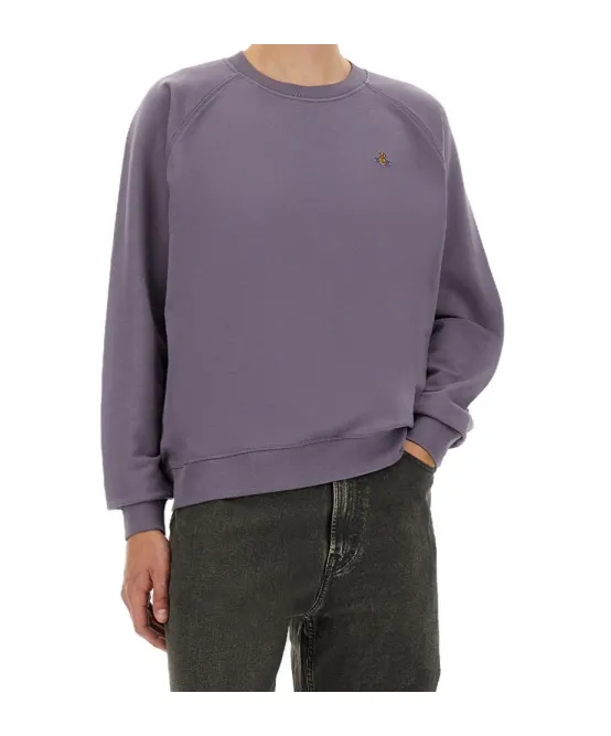 Logo Embroidered Crewneck Sweatshirt