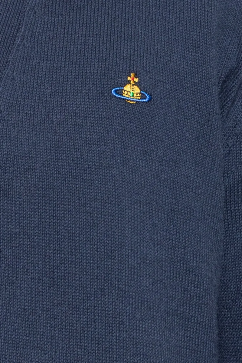 Orb Embroidered Buttoned Cardigan