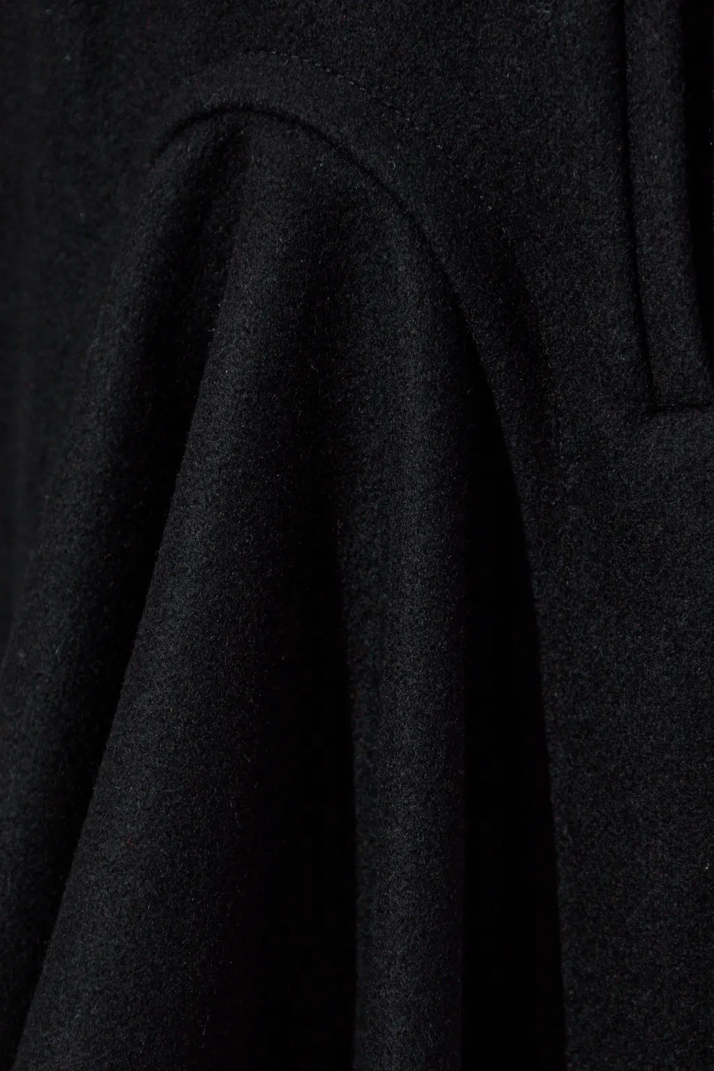 Ruffled Pocketed Asymmetrical Skirt