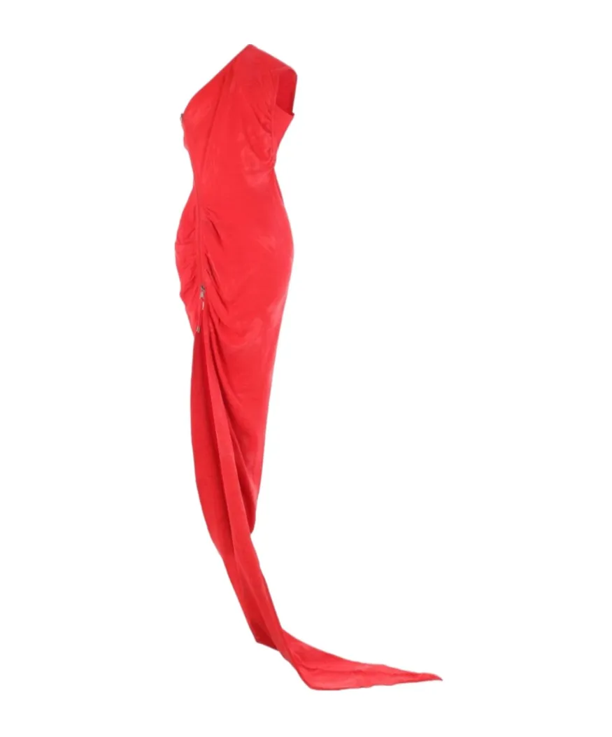 Asymmetrical Zip-Fastening Dress