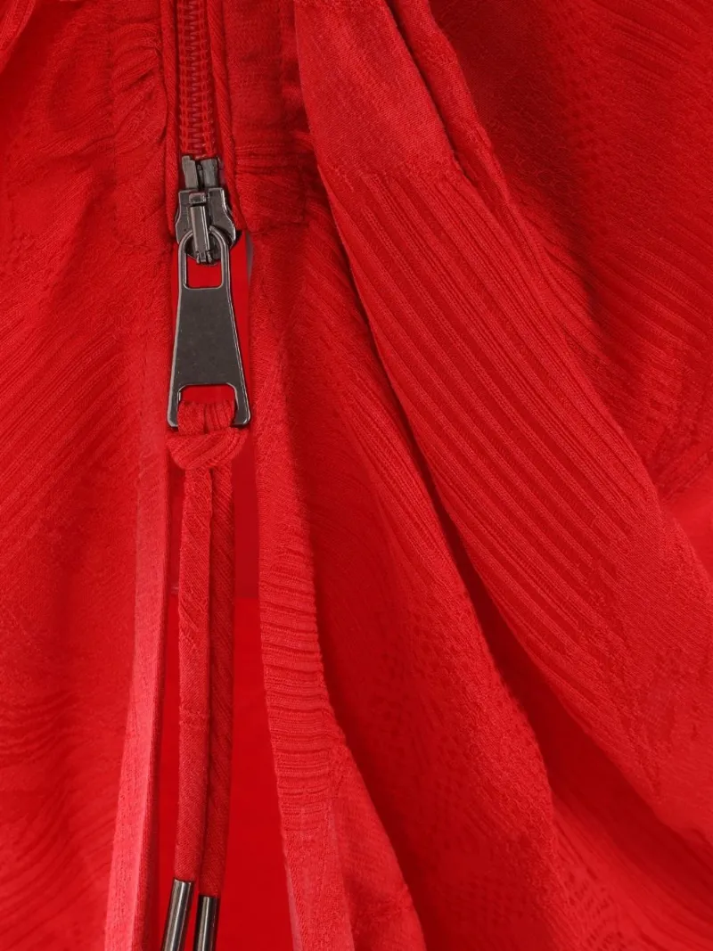 Asymmetrical Zip-Fastening Dress