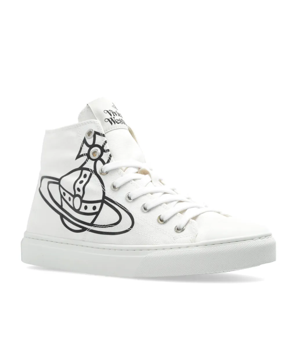 Orb-Logo High-Top Pumps