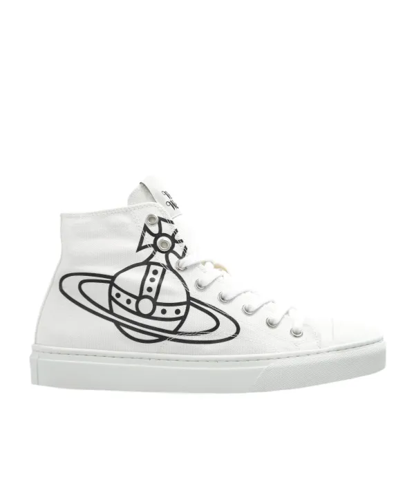 Orb-Logo High-Top Pumps