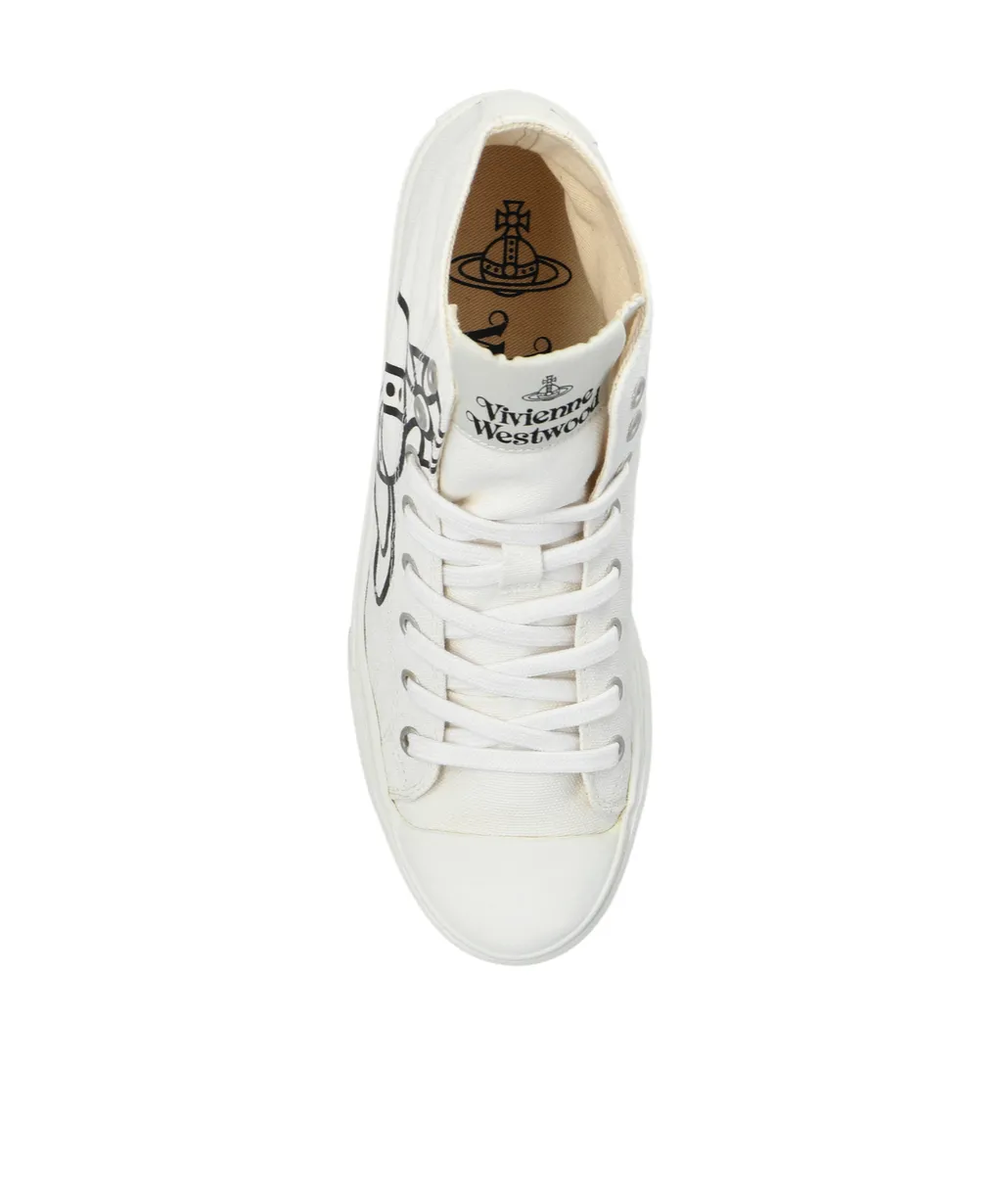 Orb-Logo High-Top Pumps