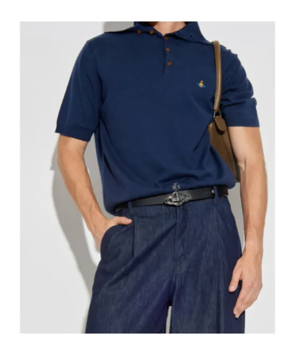 Orb-Embroidered Polo Shirt