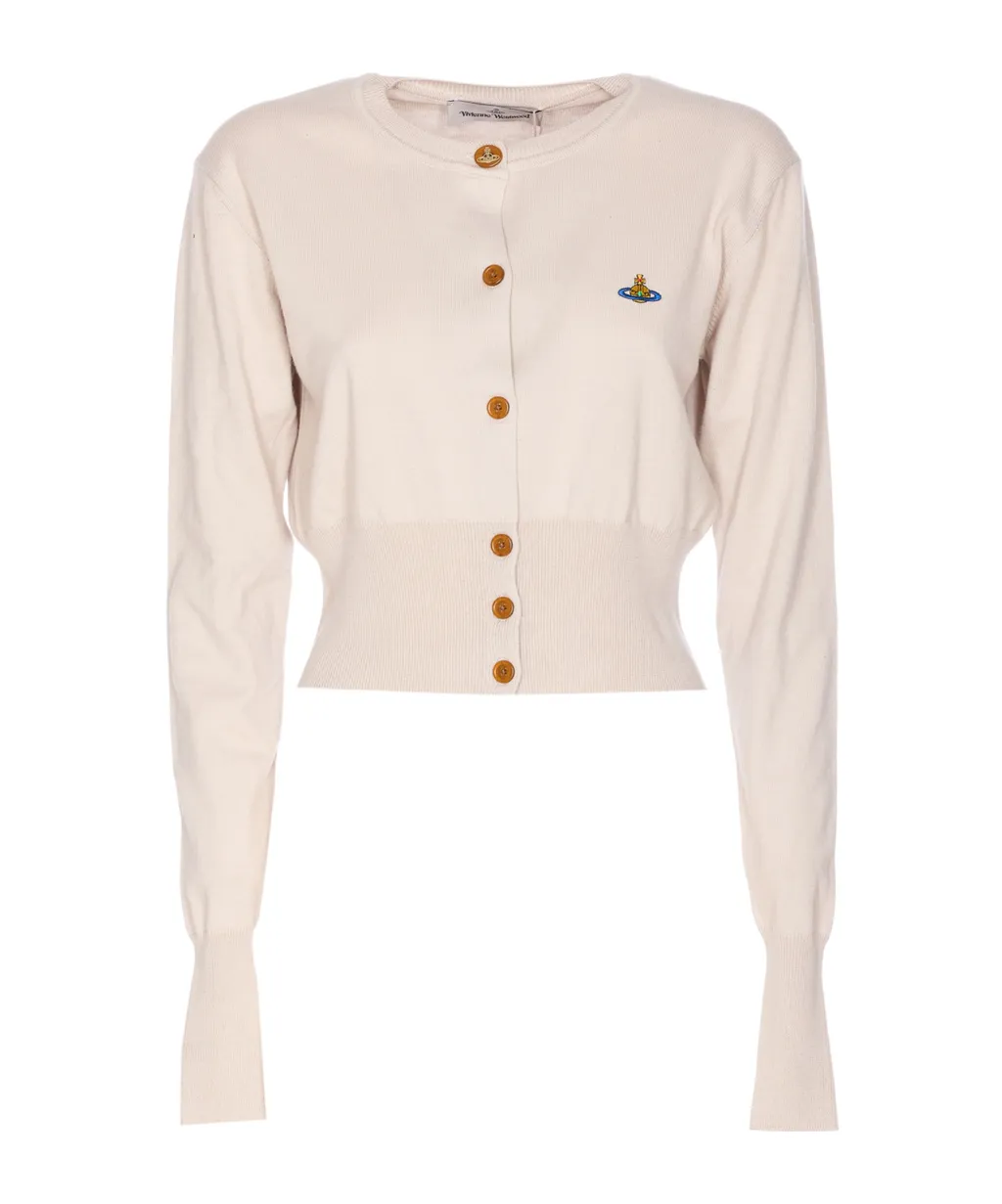 Orb Embroidered Knitted Cardigan
